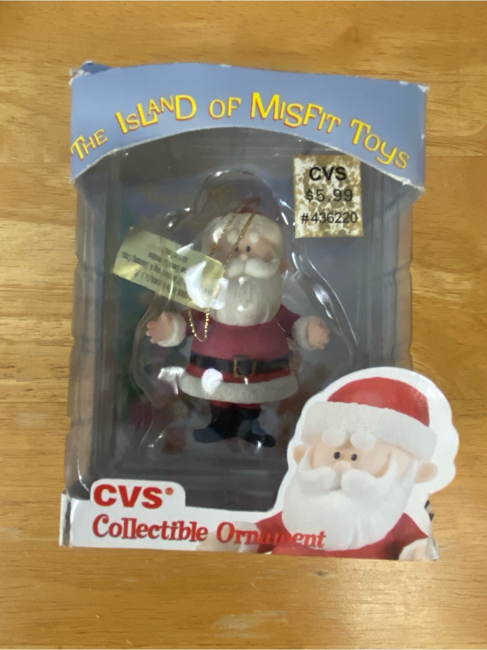 Vintage 1999 Rudolph Island of Misfit Toys Ornament Santa Enesco CVS